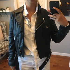 Faux Leather H&M Jacket size 8